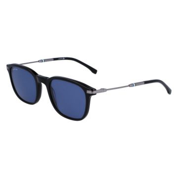 Óculos Lacoste L992s 001 51 Preto Brilho Lente Azul