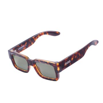 Óculos de Sol Evoke Lodown G21 Marrom Brilho Havana Lente Marrom Degradê 