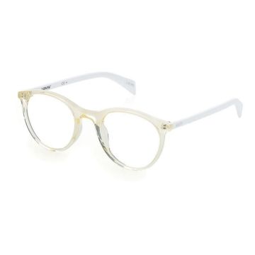 Armação De Óculos Levis Lv1005 Ham 50 Creme Translúcido - Creme - 50