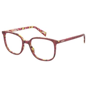 Armação Levis Lv1020 Mu1 53 Rosa Translúcido