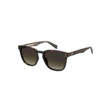 Óculos Levis Lv5008/s 086ha 52 Marrom Brilho Havana Lente Degradê Marrom
