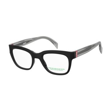 Armação Levis Lv1081 807 49 Preto Brilho