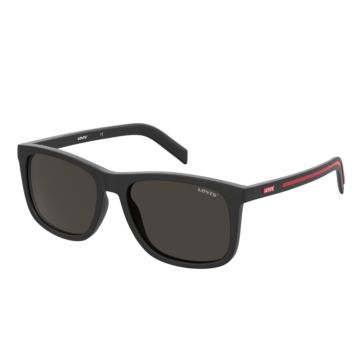 Óculos Levis Lv5025/s 003 ir 56 Preto Fosco Lente Cinza