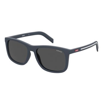 Óculos Levis Lv5025/s Fllir 56 Azul Fosco Lente Cinza