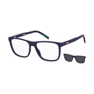 Armação Levis Clip-On Lv5084/c Pjp 54 Azul Brilho