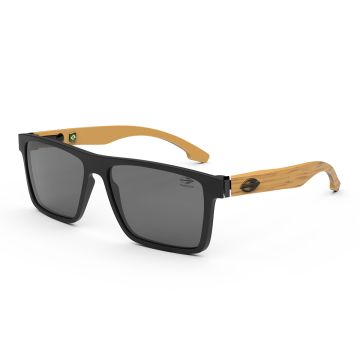 Óculos Mormaii Banks M0050afl03 Preto Fosco Lente Polarizada Cinza