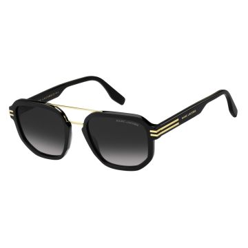 Óculos Marc Jacobs 588/s 807 53 Preto Brilho Lente Cinza Degradê