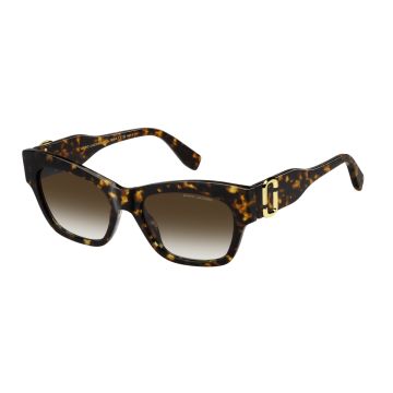 Óculos Marc Jacobs 762/s 086 54 Marrom Brilho Havana Lente Marrom Degradê
