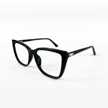 Armação Mey Eyewear Me3069 C01 55 Preto Brilho