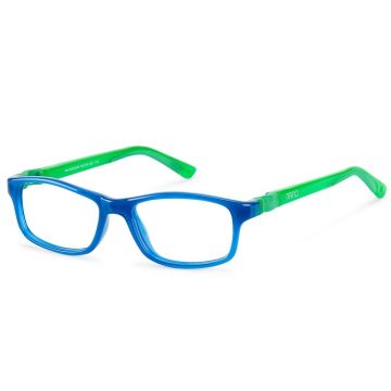 Armação Infantil Nano Vista Crew 3.0 Nao3020246 Azul Translúcido