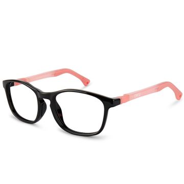 Armação Infantil Nano Vista Power Up 3.0 Nao3080850 Preto Brilho