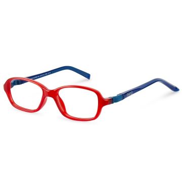 Armação Infantil Nano Vista Sleek Replay 3 Nao3090144 Vermelho Translúcido