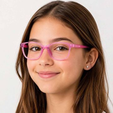 Armação Infantil Nano Vista Quest 3.0 Nao3360550 Rosa Brilho