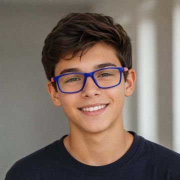 Armação Infantil Nano Vista Fanboy 3.0 Nao3370252 Azul Brilho