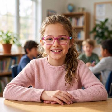 Armação Infantil Nano Vista Loot 3.0 Nao3420248 Rosa Brilho