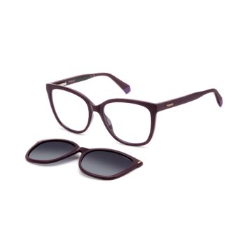 Armação Polaroid Clip-On Pld6229/cs B3v 55 Violeta Brilho