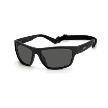 Óculos Polaroid Pld7037/s 807m9 60 Preto Fosco Lente Cinza Polarizada