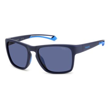 Óculos Polaroid Pld7052/s Fll 7i 56 Azul Fosco Lente Azul Polarizada