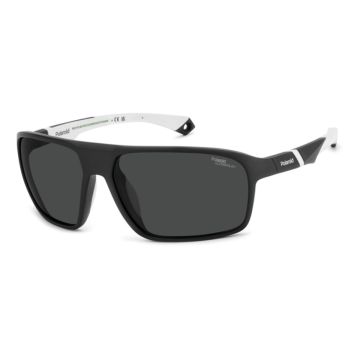 Óculos Polaroid Pld7058/s 003 E3 64 Preto Fosco Lente Cinza Polarizada