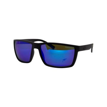 Óculos Maresia Praia Flamengo C200 Preto Fosco Lente Azul Espelhada