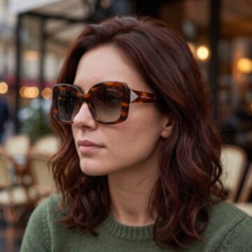 Óculos Ralph Lauren Rl8169 50078e 51 Marrom Havana Lente Verde Degradê