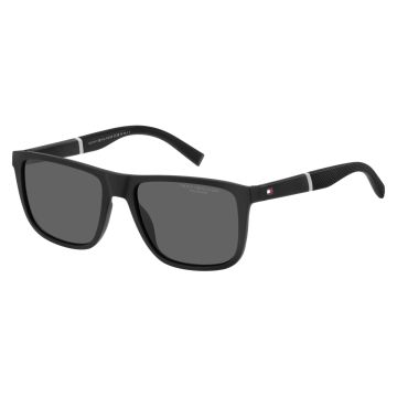 Óculos Tommy Hilfiger Th2043/s 003 56 Preto Fosco Lente Cinza Polarizada