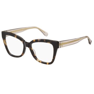 Armação Tommy Hilfiger Th2053 1zn 53 Marrom Brilho Demi