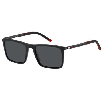 Óculos Tommy Hilfiger Th2077/s 003ir 55 Preto Fosco Lente Cinza