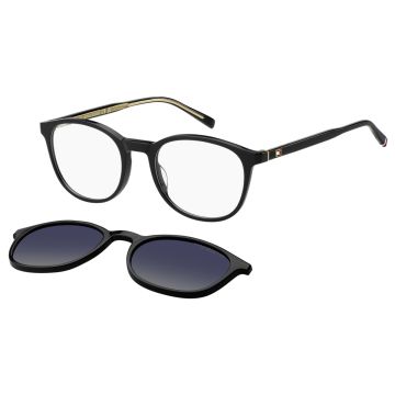 Armação Tommy Hilfiger Clip-On Th2268/c 807 51 Preto Brilho
