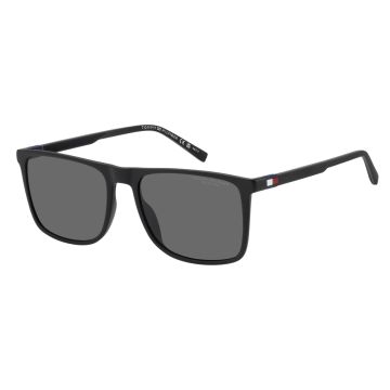 Óculos Tommy Hilfiger Th2277/s 08a 56 Preto Fosco Lente Cinza Polarizada