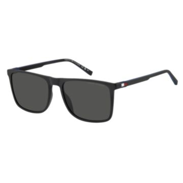Óculos Solar Tommy Hilfiger Th2277/s D51 56 Preto Fosco Lente Cinza - Preto