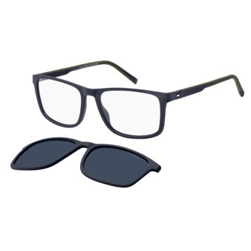Armação Tommy Hilfiger Clip-On Th2281/c Rnb 55 Azul Fosco