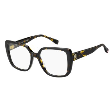 Armação  Tommy Hilfiger Th2348 086 53 Marrom Brilho Havana - Marrom - 53