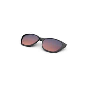 Clip-On Colcci Bandy 1 w6122a0229 Preto Brilho Lente Violeta Degradê Polarizada