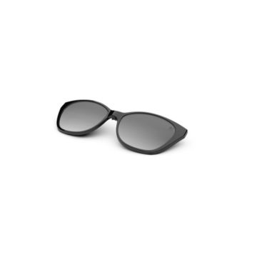 Clip-On Colcci Bandy 1 w6122a02a5 Preto Brilho Lente Cinza Degradê Polarizada