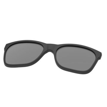 Clip-On Mormaii Swap Infantil w6141a1401 Preto Fosco Lente Cinza