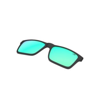 Clip On Armação Mormaii Swap Ng 2 w6153a1482 Preto Fosco Lente Verde Espelhada Polarizada - Verde