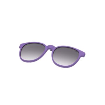 Clip-On Mormaii Swap 2 Infantil W6154c8733 Roxo Fosco Lente Cinza Degradê